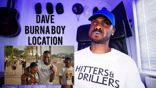 Dave  Location ft Burna Boy Reaction  LeeToTheVI [upl. by Blau]