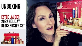 Unboxing — Estée Lauder Blockbuster Set Holiday 2022  Estee Lauder [upl. by Ahsla]