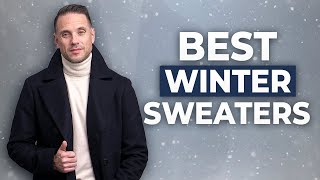 5 Winter Sweaters Every Man Needs  Winter Sweater Outfits for Men [upl. by Lozar436]