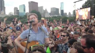 The Lumineers Elouise LIVE at Lollapalooza 832013 [upl. by Lehrer]