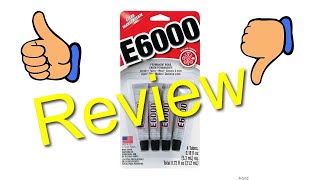 E6000 Glue Review [upl. by Yatnohs]