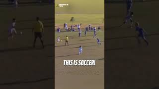 THIS IS SOCCER football soccer sundayleague tikitaka americanfootball [upl. by Ydderf]