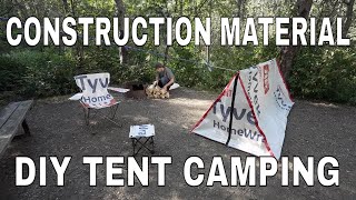 Construction Material DIY Tent Camping [upl. by Graves]