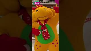 Merry Christmas 🎄🎅🏽 Shorts For Kids barneythedinosaur songsforkids christmas [upl. by Adyol5]