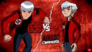 Albedo AF Aliens VS Albedo Omniverse Aliens｜Ben 10 Network [upl. by Tobye498]