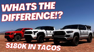 2024 Tacoma PRO vs 3RD GEN PRO and 4th GEN OFFROAD COMPARASON [upl. by Dill]