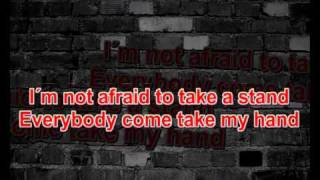 Eminem  Not Afraid  Lyrics on Screen HD [upl. by Maurita978]