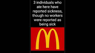 Norovirus Outbreak ⚠  iwaspoisoned iwaspoisoned shorts outbreak norovirus mcdonalds [upl. by Belen]