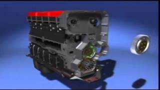 Cummins QSX15 Engine Animation [upl. by Airetnahs150]