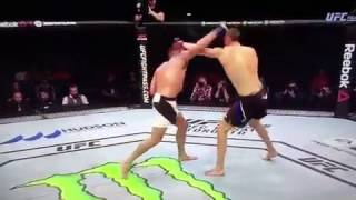 Jack Marshman KOs Magnus Cedenblad in his UFC debut Fight night 99 [upl. by Nevets]