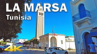 Beautiful La Marsa  المرسى Full Walking Tour【4K – 60fps】🇹🇳 [upl. by Calondra263]