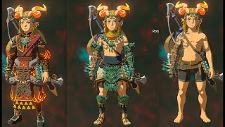 How to Find the Ember Armor Set Headdress Trousers Shirt  Zelda TOTK [upl. by Parsifal]