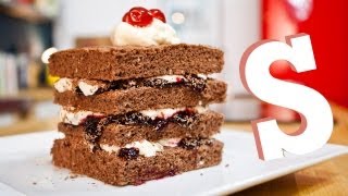 Black Forest Gateau Recipe  SORTED [upl. by Barcellona]