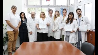 Se efectuó la entrega de certificados para el personal que completó el curso de uso de espirómetro [upl. by Atreb]