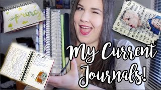 JOURNALING My Current Journals [upl. by Demy842]