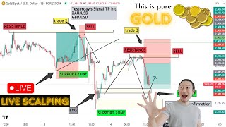 Gold Live Price Action Signals  Price Action Trading Strategy  5 minute time frame  xauusd live [upl. by Lauraine666]