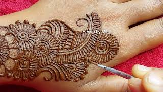 Unique Mehndi Design Eid Special Mehndi Design [upl. by Dallas]