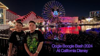 OOGIE BOOGIE BASH AT CALIFORNIA DISNEY 2024 [upl. by Eatnoid]