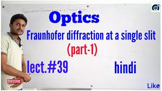 Fraunhofer diffraction due to single slits [upl. by Ylrehs243]