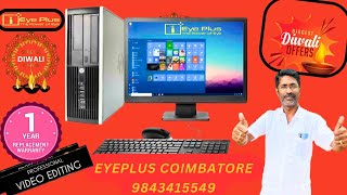 🤯💥Hp desktops windows 11  Video editing purpose with 4gb graphics card  Best offer price eyeplus [upl. by Aniretake]