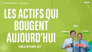 Les actifs qui bougent aujourd’hui  100 Marchés  soir  16092024 [upl. by Eph]