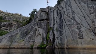 Angora Lakes Cliff Jumping  62 Jump [upl. by Gosser]