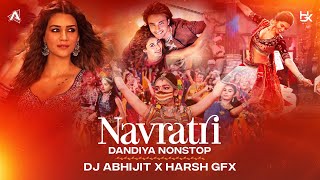 Dandiya Nonstop Mashup 2024  DJ Abhijit  Harsh GFX  Best Of Dandiya Garba Songs  Navratri 2024 [upl. by Naves]