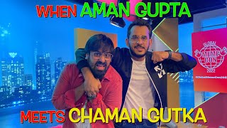 when AMAN GUPTA meets CHAMAN GUTKA  Jadoo Vlogs [upl. by Anirehtak]