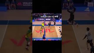 ISHIKAWA 🇯🇵 completely fooling the opponent 🤯 volleyball [upl. by Esiuolyram817]