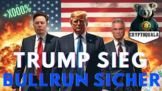 TRUMP SIEG  CRYPTO BULLRUN 2025 SICHER  🤯 🚀 XRP ALGORAND QUANT [upl. by Jorgenson613]