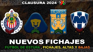 ✅ NUEVOS FICHAJES CONFIRMADOS LIGA MX CL2024  FUNES MORI A PUMAS BAJA PARA CHIVAS [upl. by Ettennahs204]