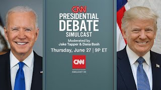 Watch live CNN Presidential Debate Simulcast Thursday 9PM EST [upl. by Mirilla854]