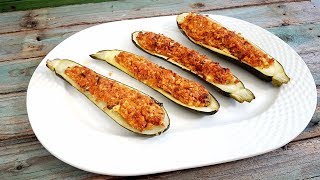 ZUCCHINE RIPIENE  SENZA UOVA SENZA CARNE AL FORNO  BUONISSIME E FACILI DA FARE [upl. by Ase]