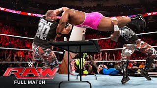 FULL MATCH  Usos amp Dudley Boyz vs New Day amp Mark Henry – Tables Match Raw Feb 8 2016 [upl. by Ronacin]