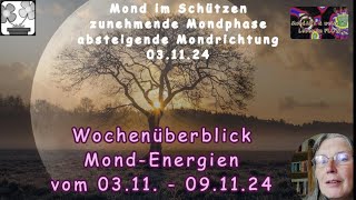 Wochenüberblick  MondEnergien vom 0311 bis 091124 [upl. by Juan472]