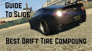 Guide To Slide  Best Tire Compound For GTA 5 Drifting [upl. by Geffner]