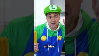 Smart Luigi saved Marios day funny supermario familygamestories [upl. by Cirdec281]