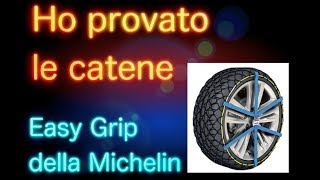 Ho provato Catene Easy Grip Michelin test sulla neve 10 cm [upl. by Radu178]