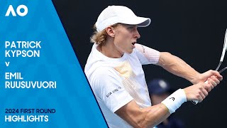 Patrick Kypson v Emil Ruusuvuori Highlights  Australian Open 2024 First Round [upl. by Akalam]