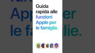 Guida rapida alle funzioni Apple per le famiglie [upl. by Ullund448]