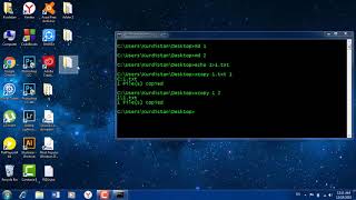 Windows Command Line Tutorials  8  Copying and Moving Files amp Folders  CMD  Kurdish [upl. by Barnabas]