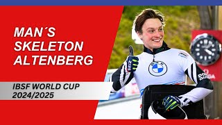 IBSF World Cup 4 Altenberg  Mens Skeleton  Heat 2 [upl. by Enilegnave]