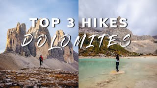 Top 3 Hikes Near Cortina dAmpezzo  Dolomites Travel Guide [upl. by Walters152]