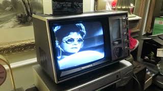 The 1969 Panasonic Silverlake TR339R Television Love on the Moon on Moonstone The Outer Limits [upl. by Oster]