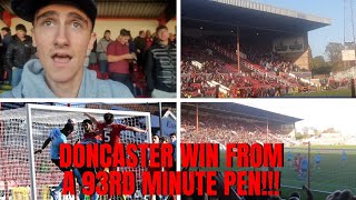 Doncaster Win From A 93rd Minute Penalty  Swindon Town Vs Doncaster Rovers  Match Vlog [upl. by Harod]