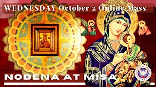 CATHOLIC CHURCH MASS TODAY  October 2 NOVENA MASS TO OUR MOTHER OF PERPETUAL HELP  Miyerkules [upl. by Esirehc449]