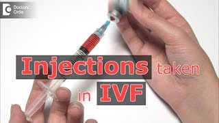 What are the injections one has to take during the IVF treatment  Dr Usha B R [upl. by Madda]