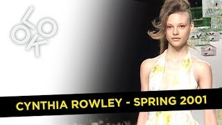 Cynthia Rowley Spring 2001 Fashion Flashback [upl. by Alleahcim204]