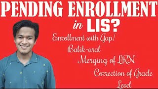 Pending Enrollment in LIS SOLVED Paano magpaaaprove ng pending enrollment sa LIS for SY 2324 [upl. by Llesram]