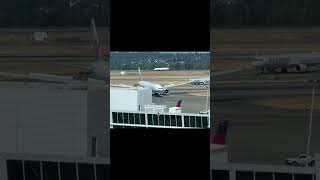 China Airlines Cargo 777 taxiing at SeaTac [upl. by Aicileb]